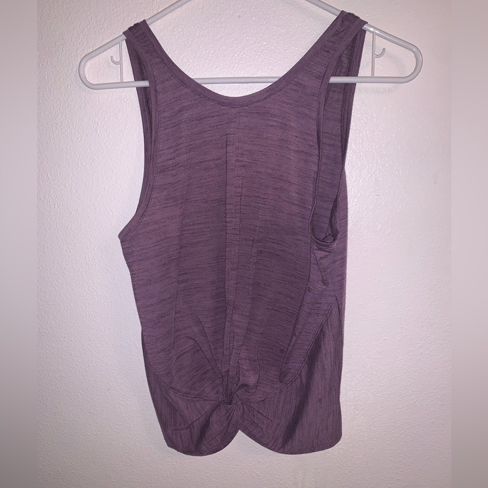 Purple Athleta Twist Front Tank Size Small